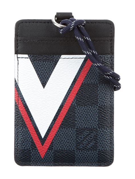 louis vuitton id badge holder